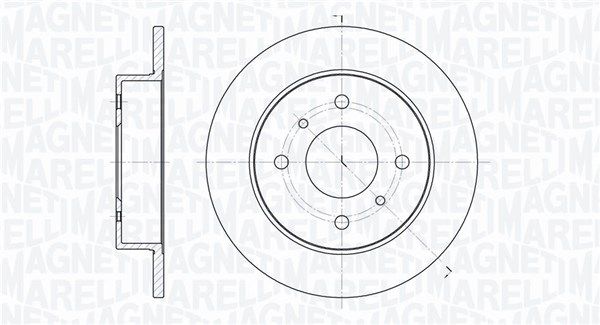 MAGNETI MARELLI Bremžu diski 361302040207